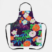 Blume, japanisches Design Schürze (Vorderseite)