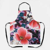 Blume, japanisches Design Schürze (Vorderseite)