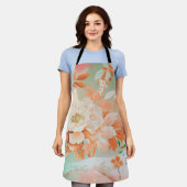 Blume, japanisches Design Schürze (Getragen)