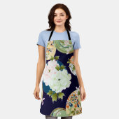 Blume, japanisches Design Schürze (Getragen)