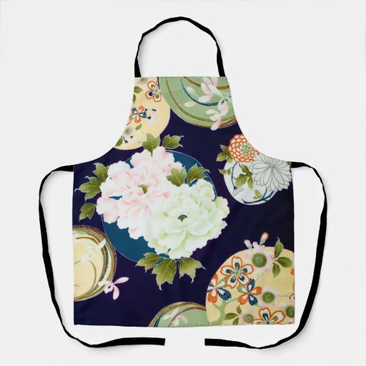 Blume, japanisches Design Schürze (Vorderseite)