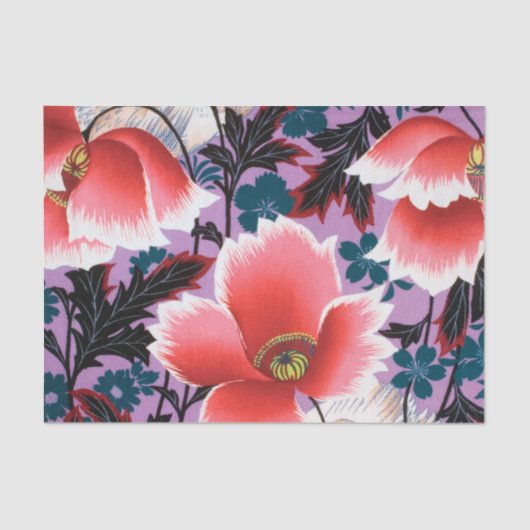 Blume, japanisches Design Seidenpapier (Vorderseite)