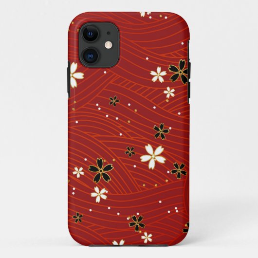 Blume, japanisches Papier, Blumenbilder Case-Mate iPhone Hülle (Rückseite)
