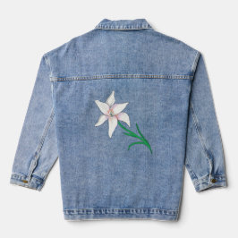 Blume Jeansjacke