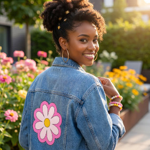 Blume Jeansjacke