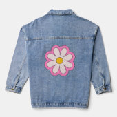 Blume Jeansjacke (Rückseite)