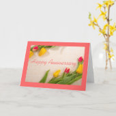 Blume Jubiläum Karte (Gelbe Blume)
