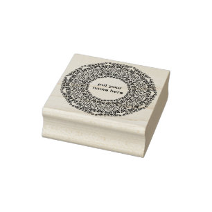 Blume Jugendstil Briefmarke Gummistempel