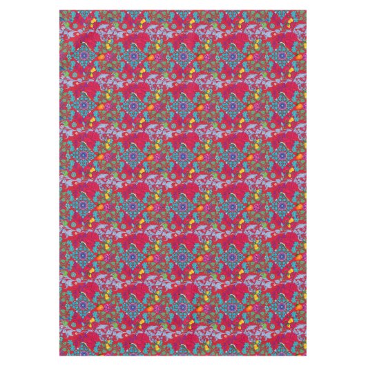 Blume, Jugendstil, William Morris-Stil Tischdecke (Vorderseite)