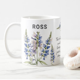 Blume Juli Geburtsname Larkspur Kaffeetasse