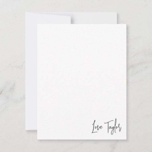 Blume Juli Mitteilungskarte (Vorderseite)