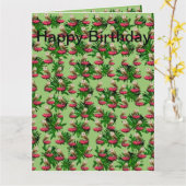 Blume Jumbo Birthday Card, Karte (Gelbe Blume)