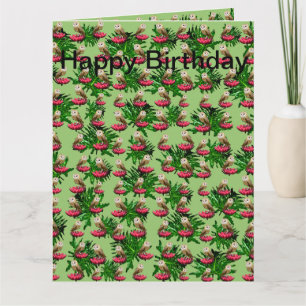 Blume Jumbo Birthday Card, Karte