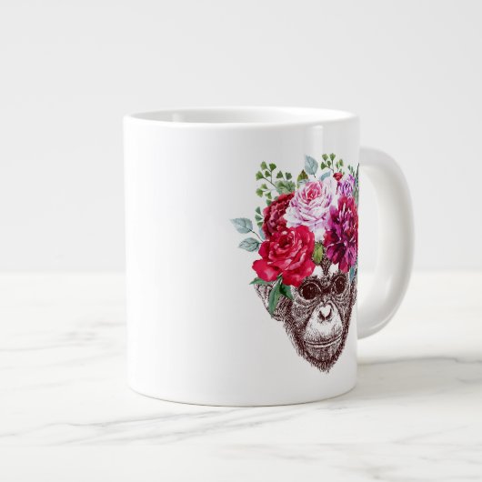 Blume Jumbo-Tasse (Vorderseite Rechts)