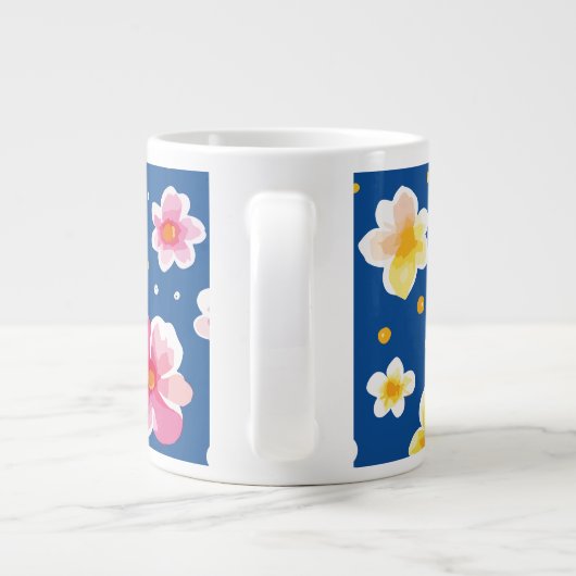 Blume Jumbo-Tasse (Rückseite)