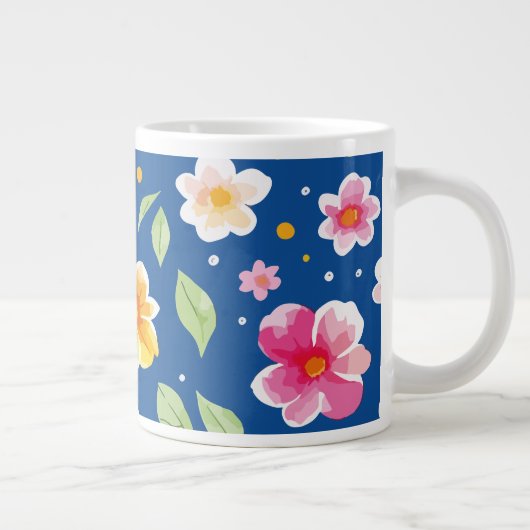 Blume Jumbo-Tasse (Rechts)
