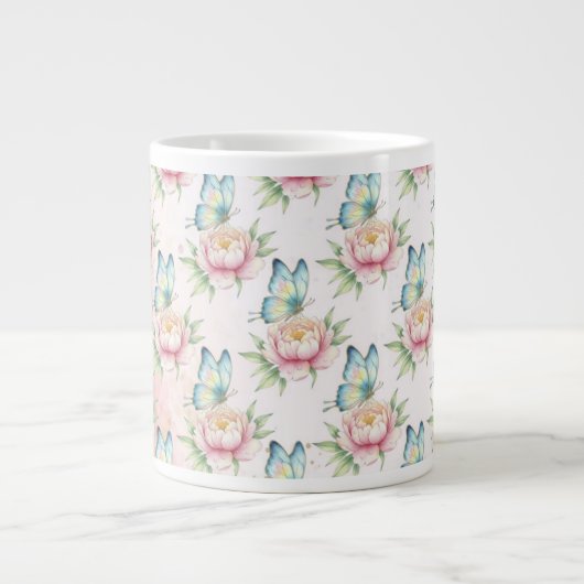 Blume Jumbo-Tasse (Vorderseite)