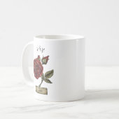 Blume JUNE Geburtstagsfeier Rose Kaffeetasse (Vorderseite Links)