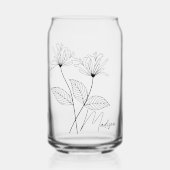 Blume Juni Honeysuckle Bridesmaid Dosenglas (Vorderseite)