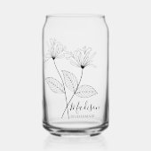 Blume Juni Honeysuckle Bridesmaid Dosenglas (Vorderseite)