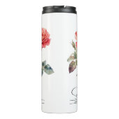 Blume Juni Rose Thermosbecher (Rückseite)