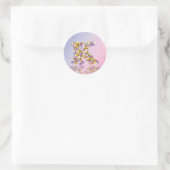 BLUME K RUNDER AUFKLEBER (Tasche)
