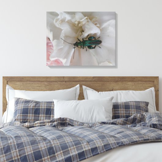 Blume Käfer Leinwand (Insitu (Schlafzimmer))