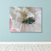 Blume Käfer Leinwand (Insitu (Holzboden))