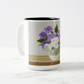 Blume Kaffee Tasse (Vorderseite Links)