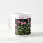 Blume Kaffee Tasse (Vorderseite Links)
