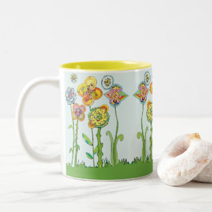 Blume Kaffee Tasse