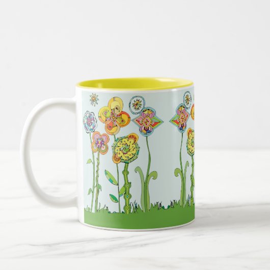 Blume Kaffee Tasse (Links)