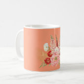 Blume Kaffee Tasse (Vorderseite Links)