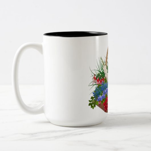 Blume Kaffee Tasse (Links)