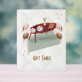 Blume, Kaffee und Balloons Acrylschild (Neutral)