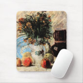 Blume, Kaffeeepot und Obst von Vincent van Gogh Mousepad (Mit Mouse)