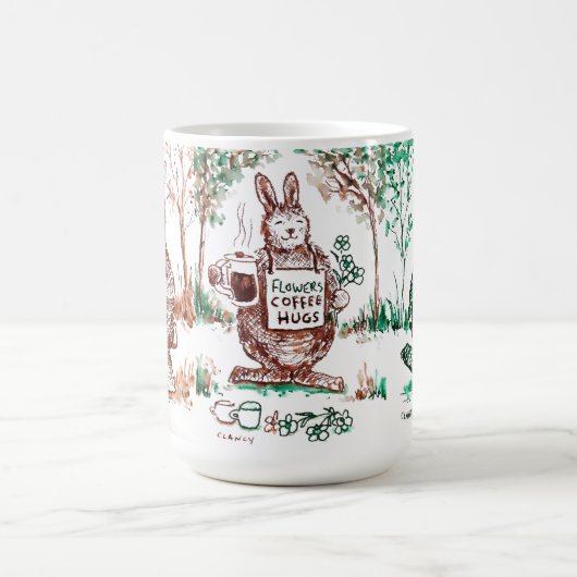 Blume Kaffeehäuser Tasse (Mittel)