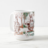 Blume Kaffeehäuser Tasse (Vorderseite Links)