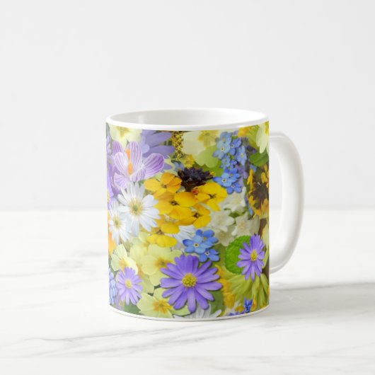Blume Kaffeetasse (VorderseiteRechts)