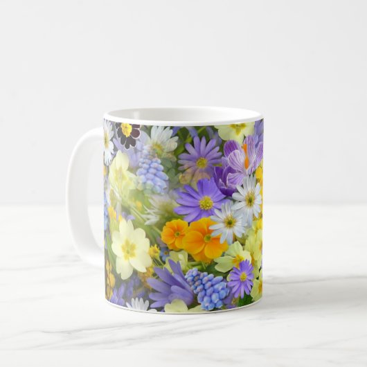 Blume Kaffeetasse (Vorderseite Links)