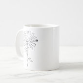 Blume Kaffeetasse (Vorderseite Links)