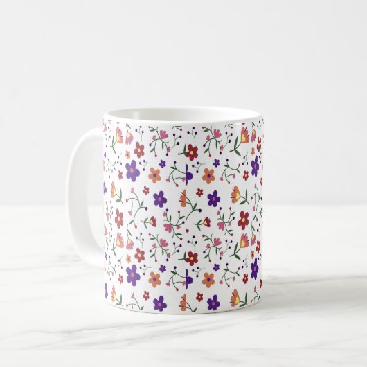 Blume Kaffeetasse (Vorderseite Links)