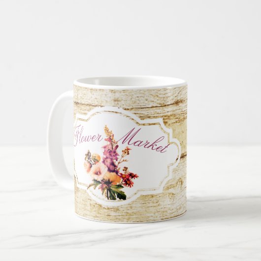 Blume Kaffeetasse (Vorderseite Links)
