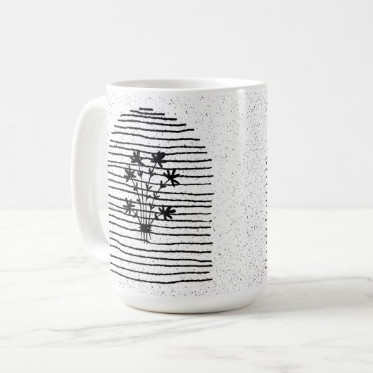 Blume Kaffeetasse (Vorderseite Links)