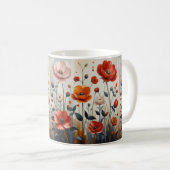 Blume Kaffeetasse (VorderseiteRechts)