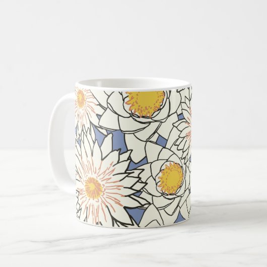 Blume Kaffeetasse (Vorderseite Links)