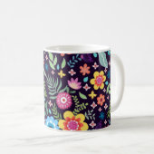 Blume Kaffeetasse (VorderseiteRechts)