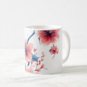 Blume Kaffeetasse (VorderseiteRechts)