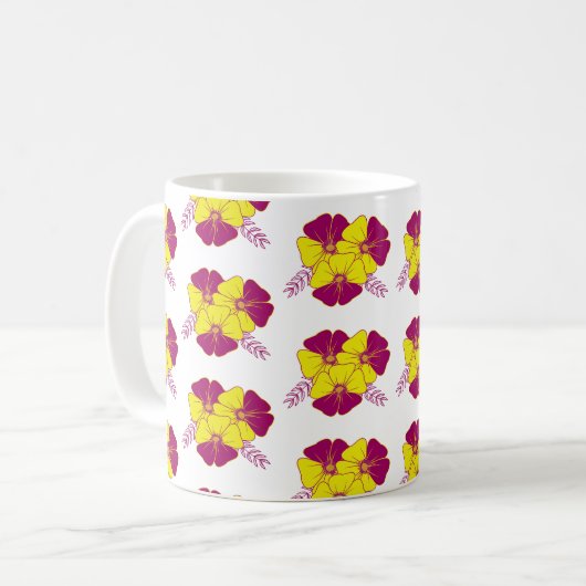 Blume Kaffeetasse (Vorderseite Links)