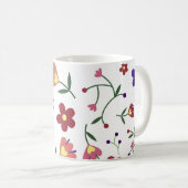 Blume Kaffeetasse (VorderseiteRechts)